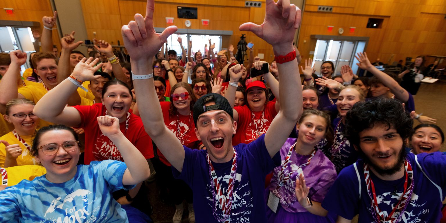A group of people at Jagathon partying.